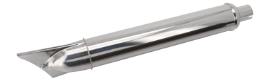 Muffler replica 1941-48 U/UL/EL/FL Chrom (ES)