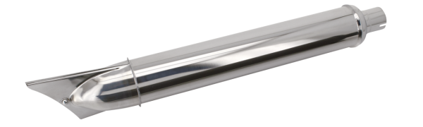 Muffler replica 1941-48 U/UL/EL/FL Chrom (ES)