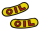 Pair sticker "OIL" for military oil cap