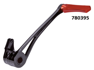 DIAMOND BRAKE ARM BLK+RED PEG FLH/T14-UP