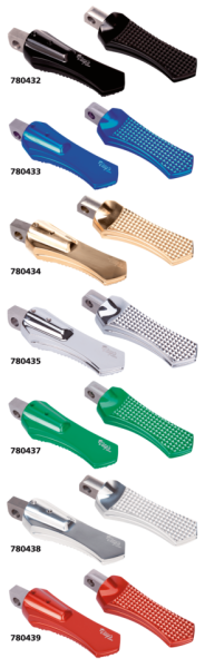 DIAMOND FOOTPEGS BLK (ES)