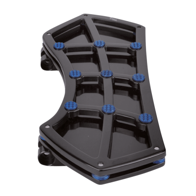 DIAMOND FR FLRBRD BLK W/ GEMS BLUE