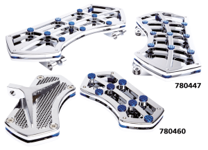 DIAMOND FR FLRBRD CHR W/ GEMS BLUE