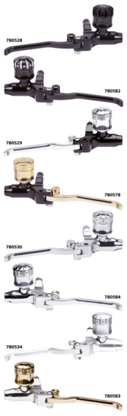 BRAKE M/C BLK 9/16" (ES)
