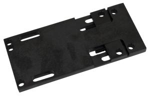 Adjustable transmission plate 79-86 blac (ES)
