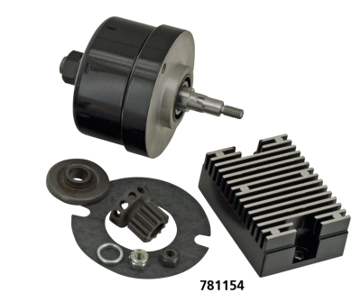 Alternator conversion kit 45ci37-73 Blk (ES)