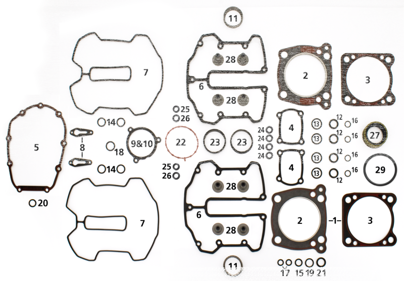 25Pck O-Ring Coolant Manifold M-8 (ES)