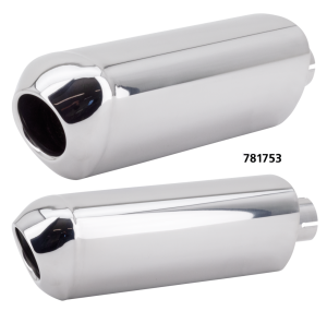 Triangle muffler Stainless steel 1.75"ID (ES)
