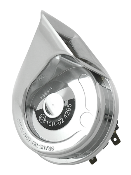 Chrome Cow Bell Horn 12V (ES)
