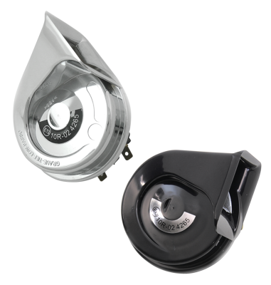 Chrome Cow Bell Horn 12V (ES)