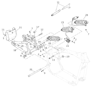 All Balls Swingarm Bearings & Clips (ES)