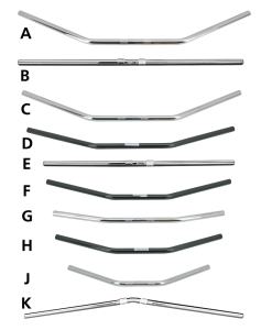 FEHLING DRAG BAR 1" 72cm wide TBW Black (ES)