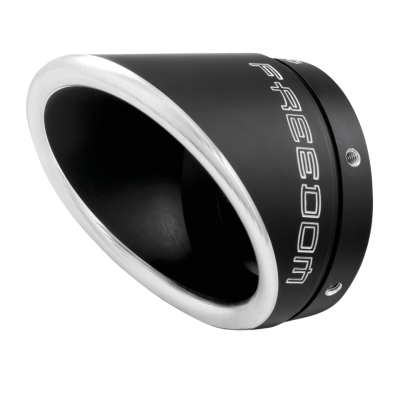 COMBAT SHORTY END CAP 4.5" SCULPTED BLCK (ES)