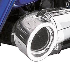 TURNOUT END CAP 4.5" CHROME