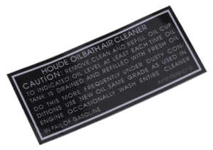 Transfer round HOUDE oil bath cleaner