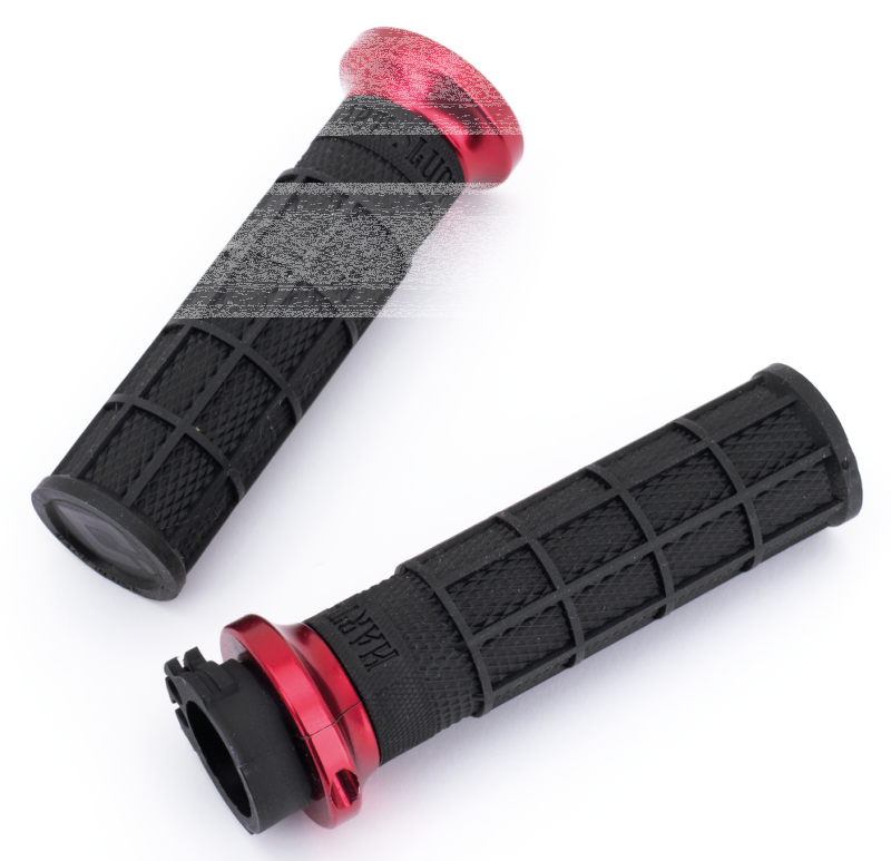 Hart Luck lock-on cable grip Blk/blk/red (ES)
