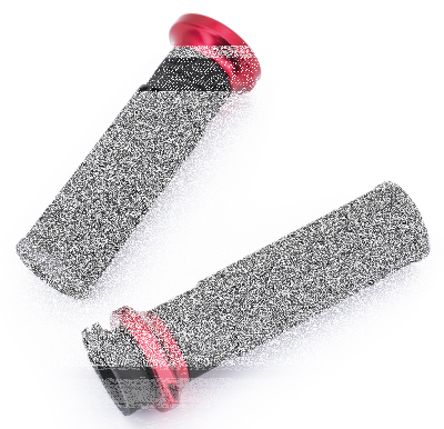 Hart Luck lock-on cable grip Blk/blk/red (ES)