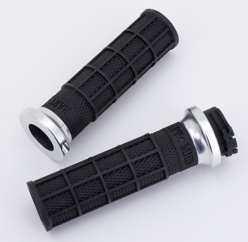 Hart Luck lock-on cable grip Blk/blk/sil (ES)