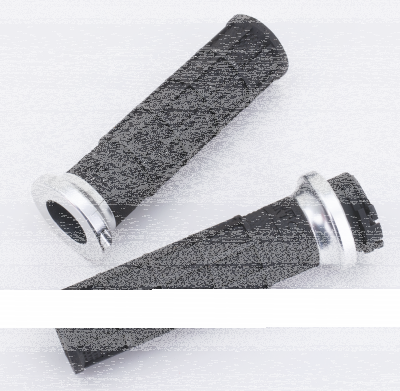 Hart Luck lock-on cable grip Blk/blk/sil (ES)