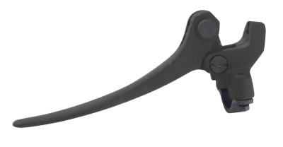 Handbrake lever w/bracket blk/chr 41-52 (ES)