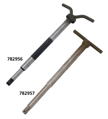 Axle, rear with handle military WLC