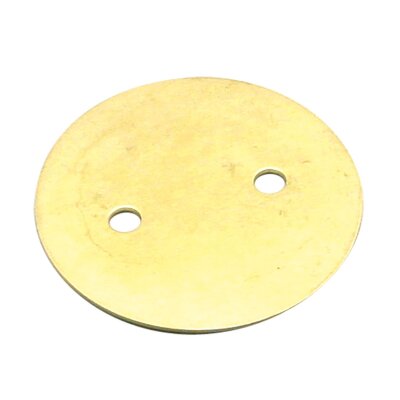 S&S Plate, throttle 1-1/8" brass (ES)