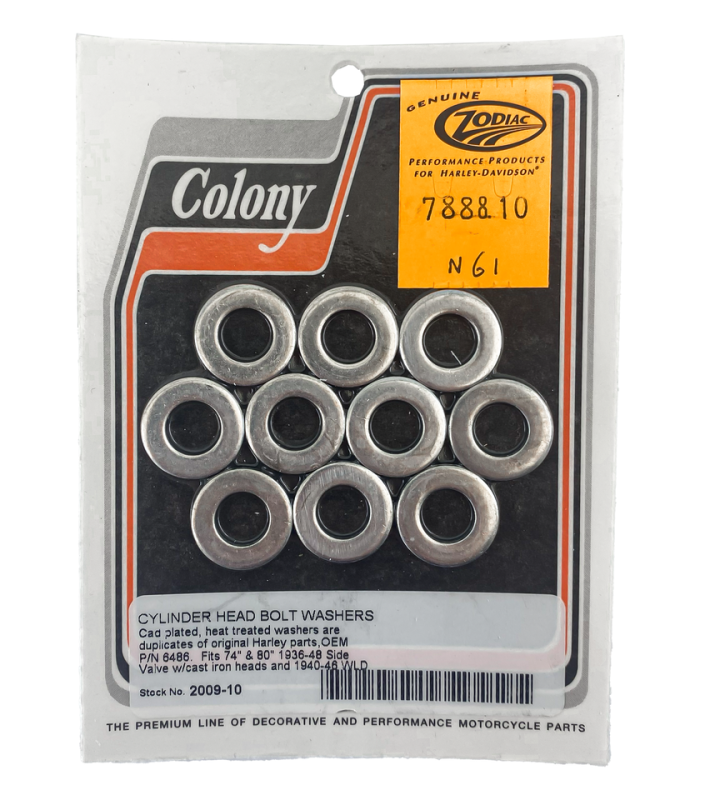 Wh Pltd Head Bolt Washers SV cast iron (ES)
