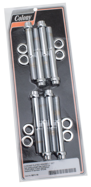 Chrome 12-Point Headbolt Kit XL73-85 (ES)
