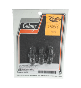 COLONY Oil/vent.line fitting 3pcs PARK (ES)