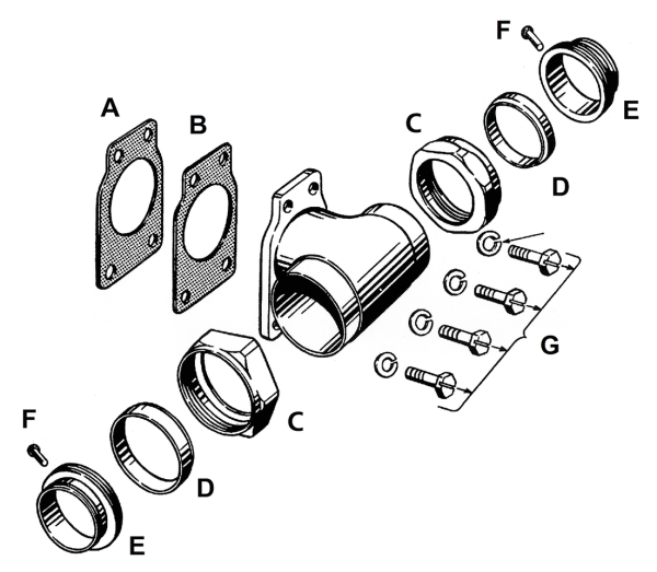 10pck Intake manifold rivet BT48-54 (ES)