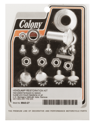 Headlight restore & mount kit 35-48 WhiP (ES)