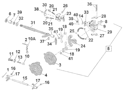 Shifter pawl spacer (ES)