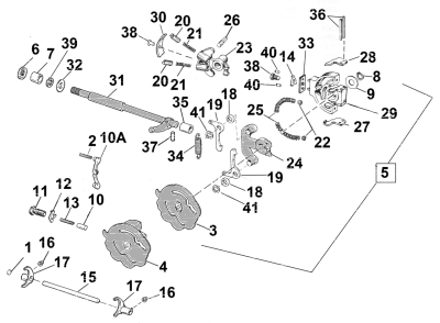 Pawl carrier XL74-84, BT79-86 (ES)