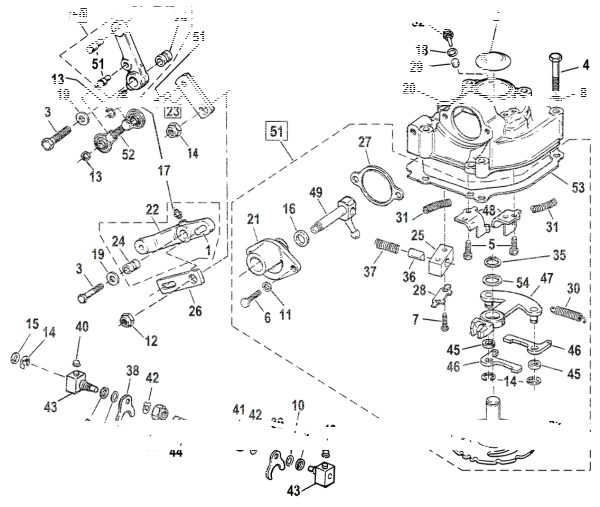 Shifter pawl stop, set front & rear (ES)