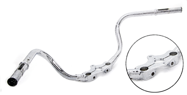 Speedster Inline Handlebar Chrome 36-45 (ES)