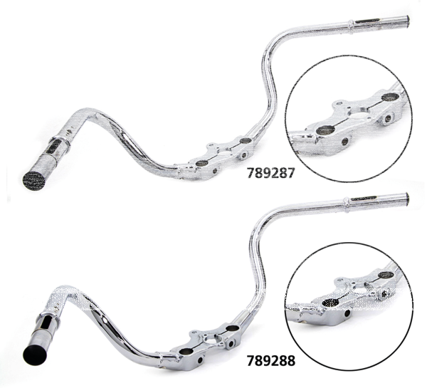 Speedster Inline Handlebar Chrome 36-45 (ES)