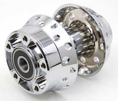Chrome front hub F*ST00-07 FXDWG00-05