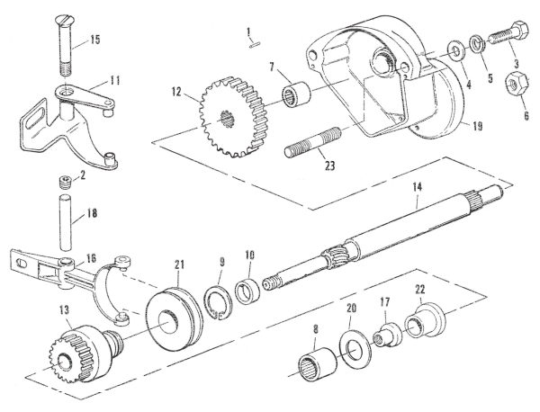 Starter shaft (ES)