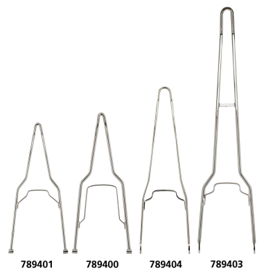Chr rigid sissybar 26" high 6" flat fndr (ES)