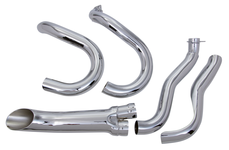 Chrome open 2:1 exhaust BT70-84 (ES)