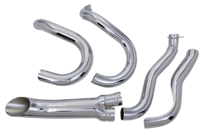Chrome open 2:1 exhaust BT70-84 (ES)
