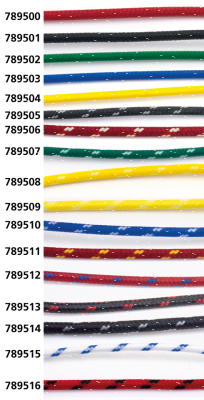 Cloth covered wire pure yellow 25ft (ES)