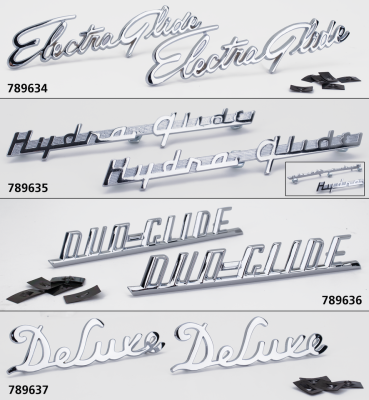 Duo-Glide front fender emblems (ES)