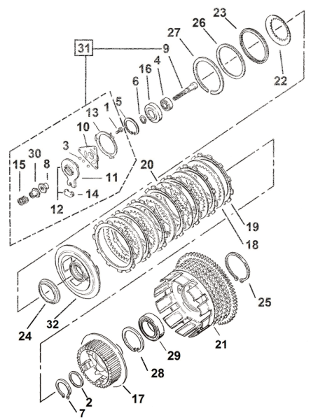 10pck retaining ring (ES)