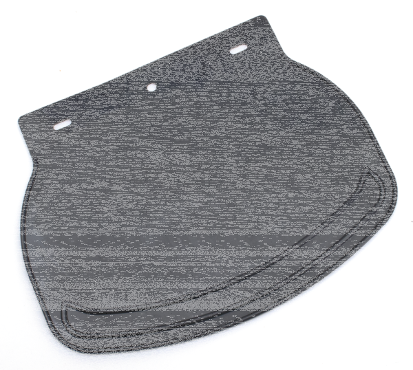 Rubber Mud Flap Plain Black (ES)