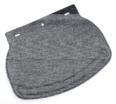 Rubber Mud Flap Plain Black (ES)