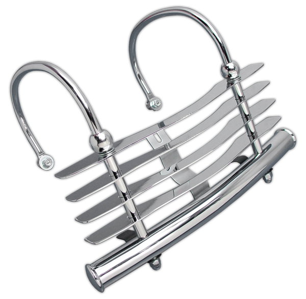 Rear Fender bumper Grill Chrome FL36-57 (ES)