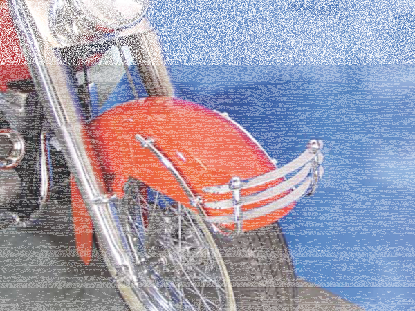 Front Fender Grill Chrome FL55-57 (ES)