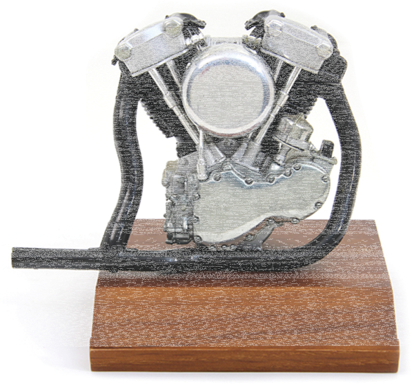 Large Knucklehead Casted Motor Model (ES)