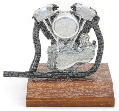 Large Knucklehead Casted Motor Model (ES)